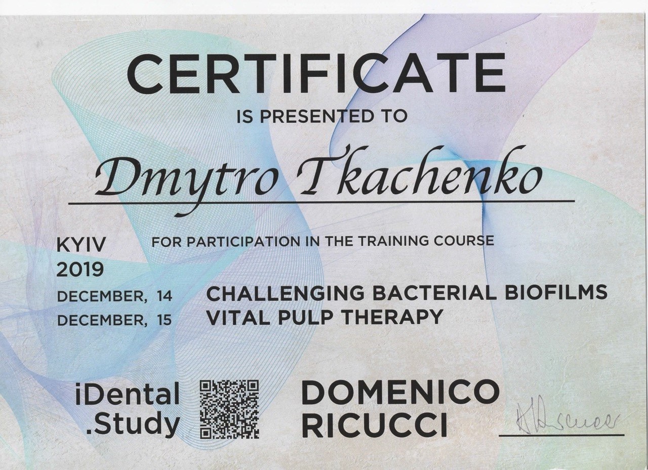 Certificate — STOP THE BLEED bleeding control basic course, American College of Surgeons, 2019